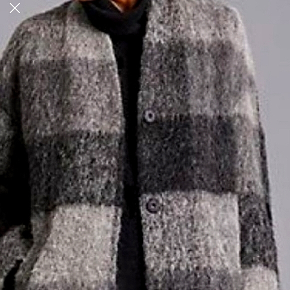 EILEEN FISHER Brushed Alpaca Coat - Picture 9 of 15